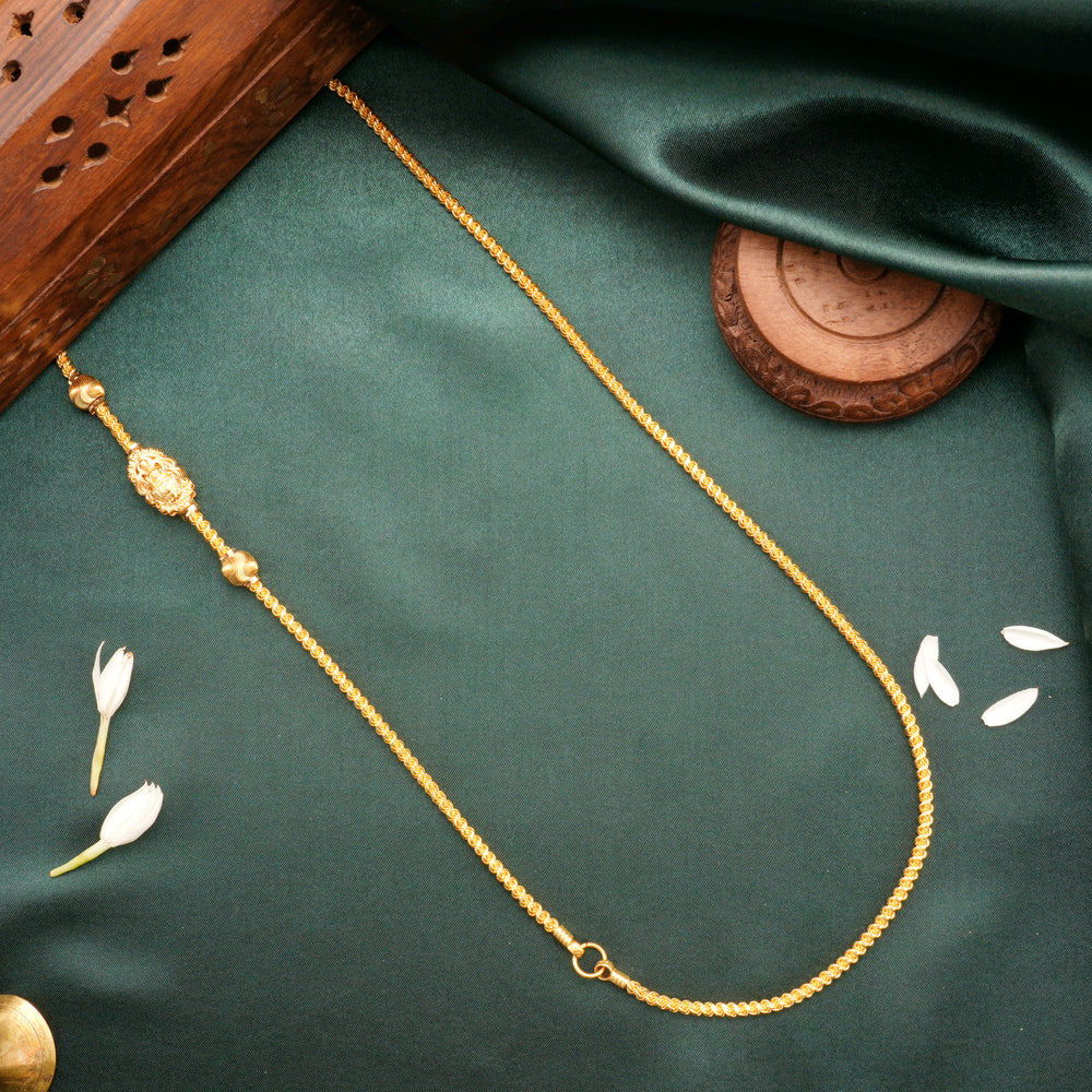 Classic Rope Lakshmi Peacock Mugappu Chain