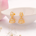 Floral Design Bell Shape Golden Jimikki