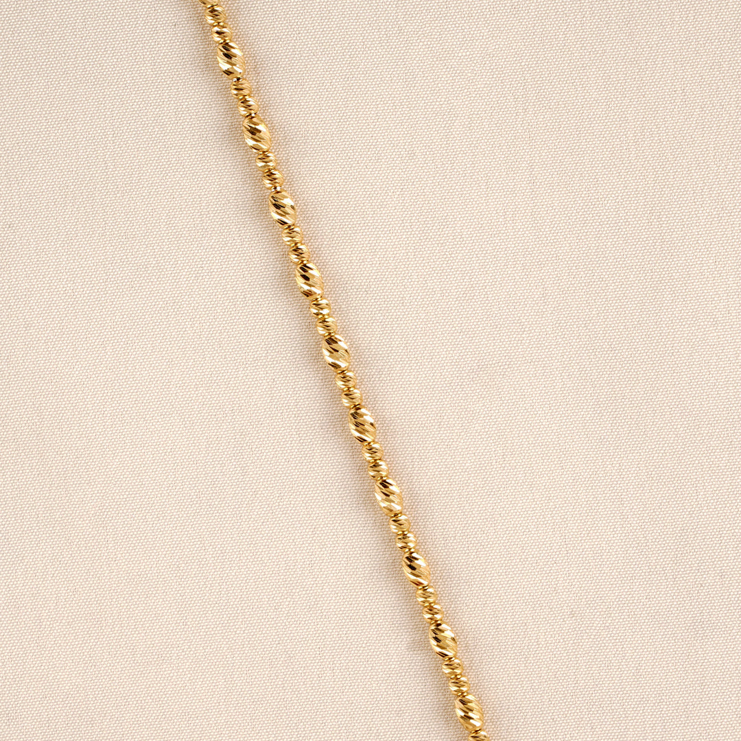 Enhanced Loop Fancy Golden Bracelet