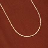 Modern Micro Mesh Rose Gold Chain