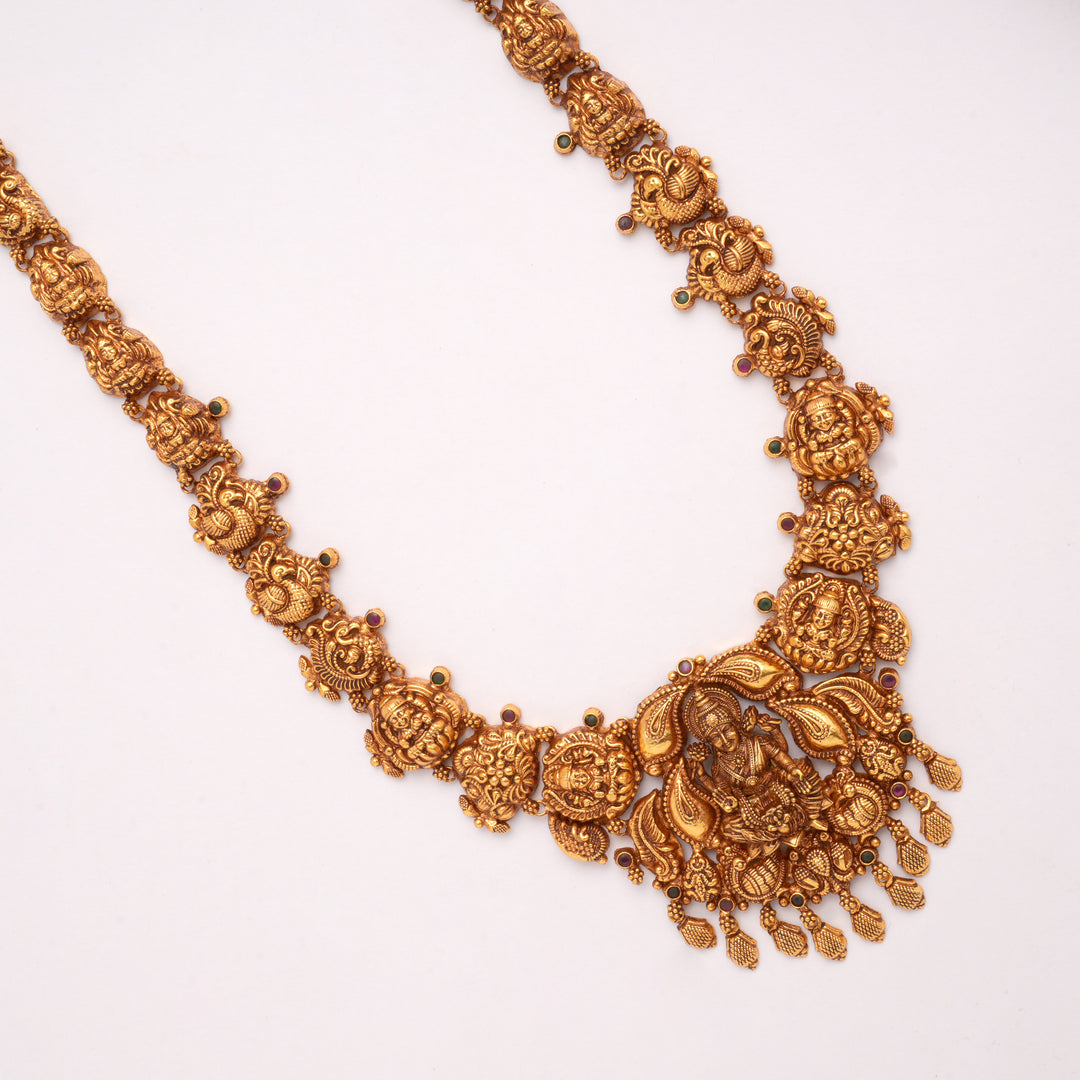 Nagas Layered Mango Design Lakshmi Golden Haram