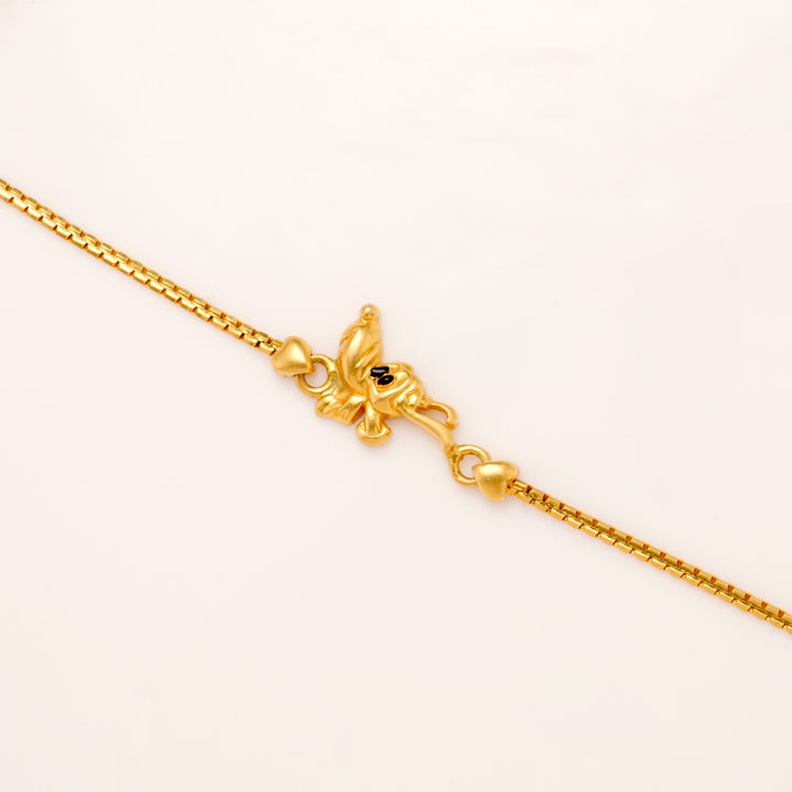 Minimal Toy Design Gold Bracelet for Women