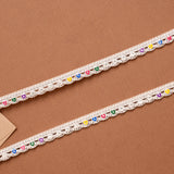 Minimal Enamel Link Drop Silver Anklet