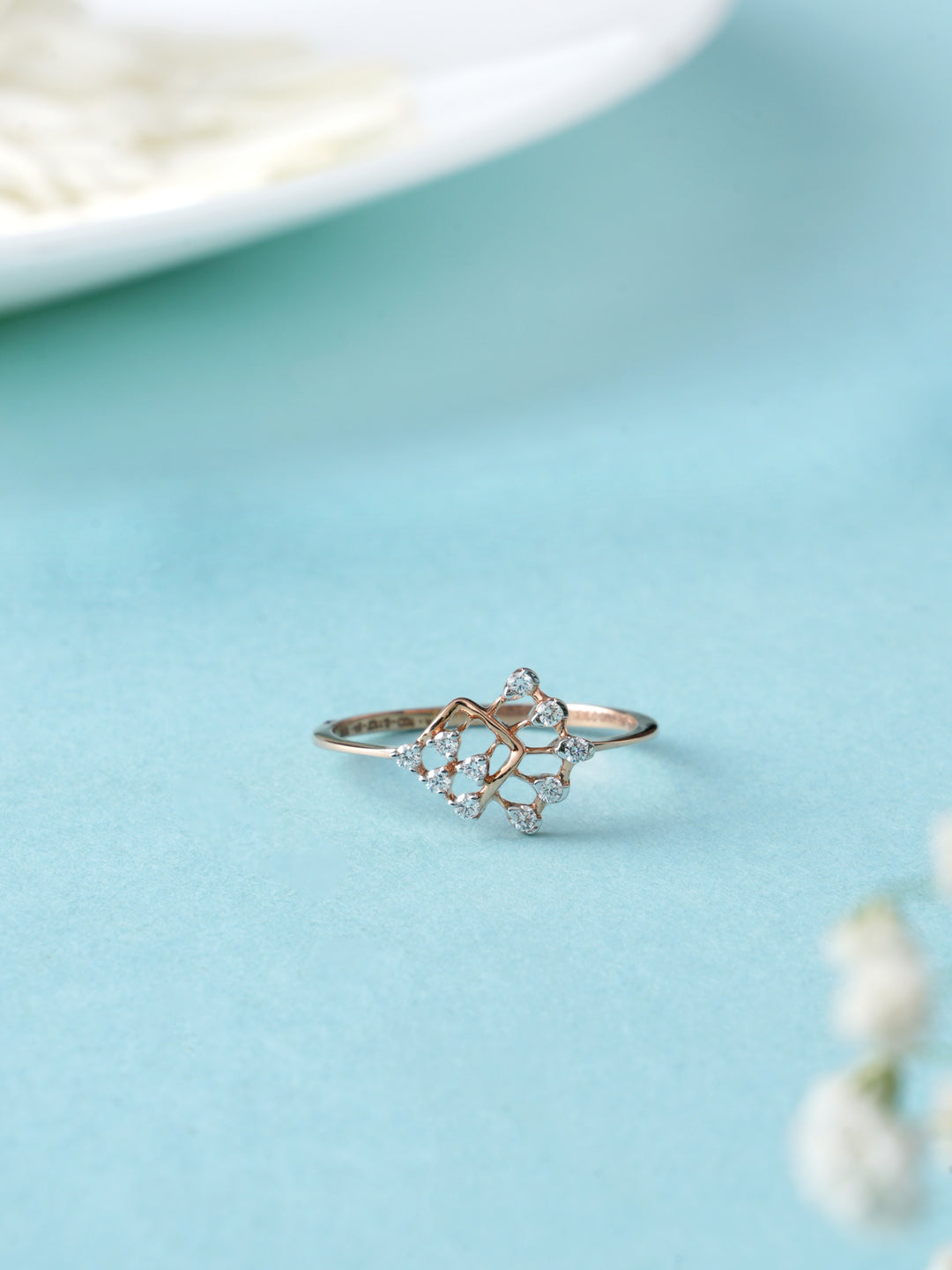 Lainer Diamond Rose Gold Ring
