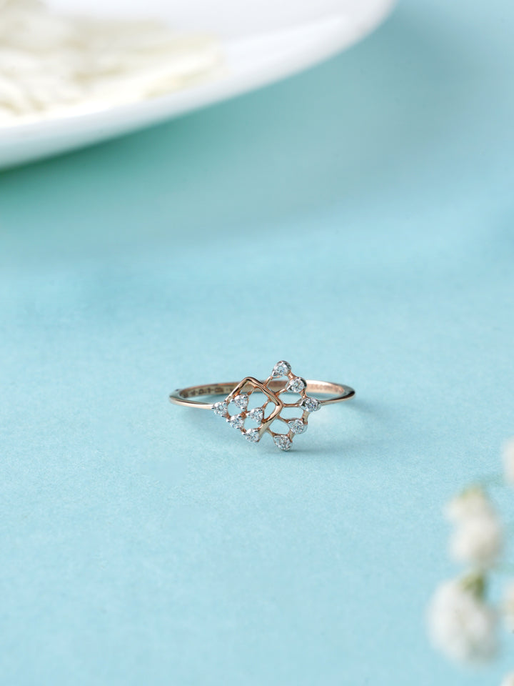 Lainer Diamond Rose Gold Ring