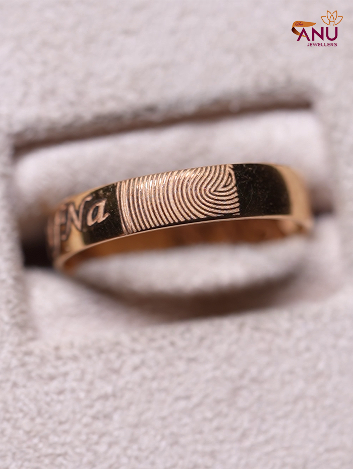 Name With Double Fingerprint Ring