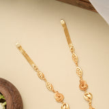 Divine Lakshmi Enamel Design Golden Necklace