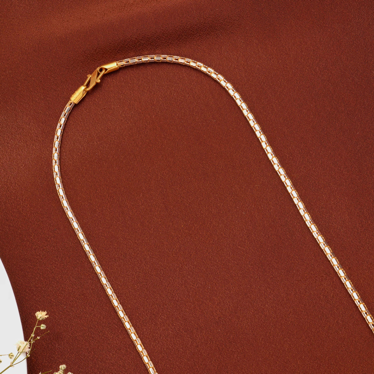 Modern Micro Mesh Rose Gold Chain