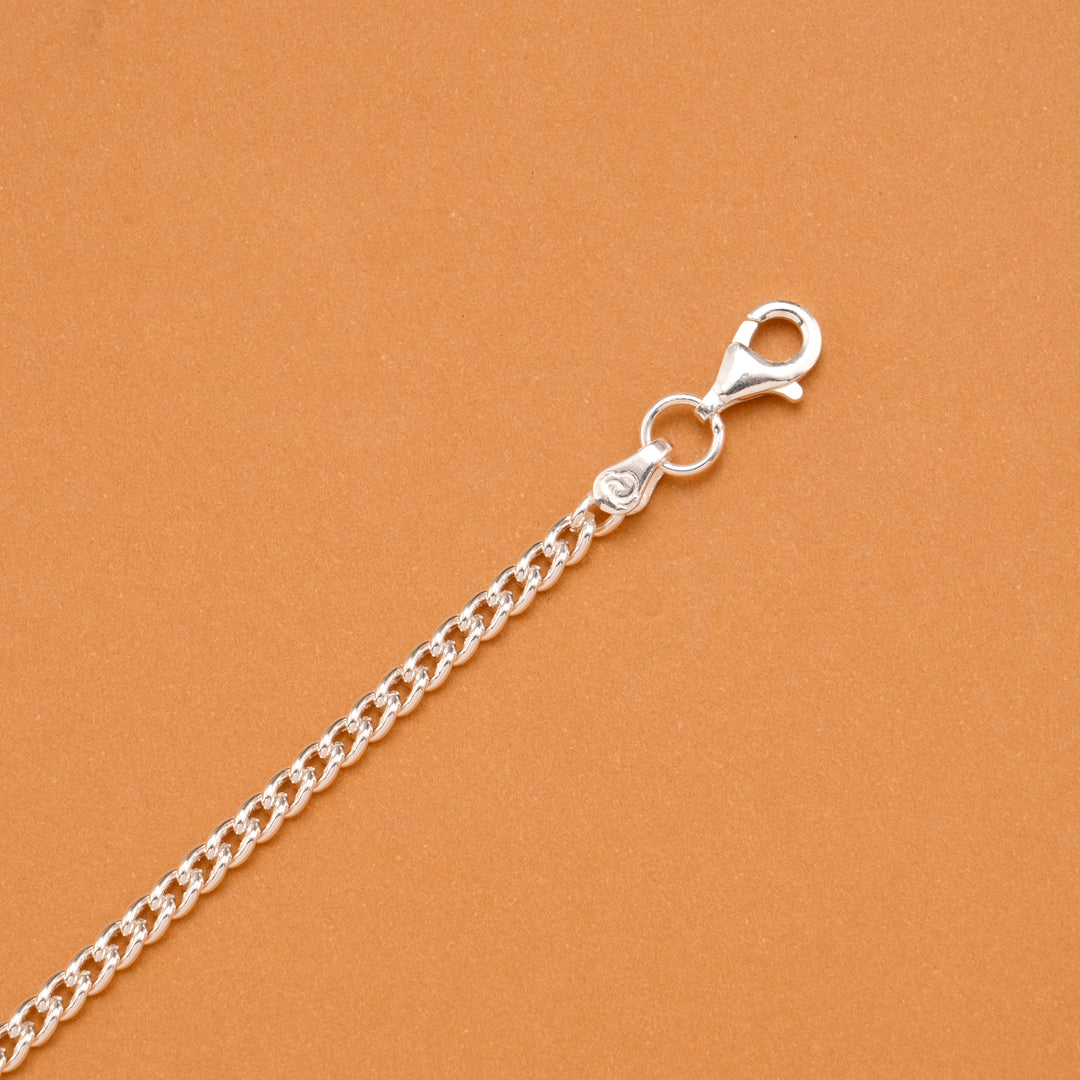 Minimal Elephant Enamel Silver Baby Bracelet