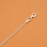 Minimal Elephant Enamel Silver Baby Bracelet