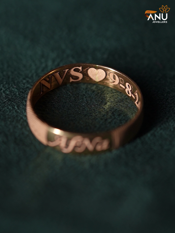 Name With Double Fingerprint Ring