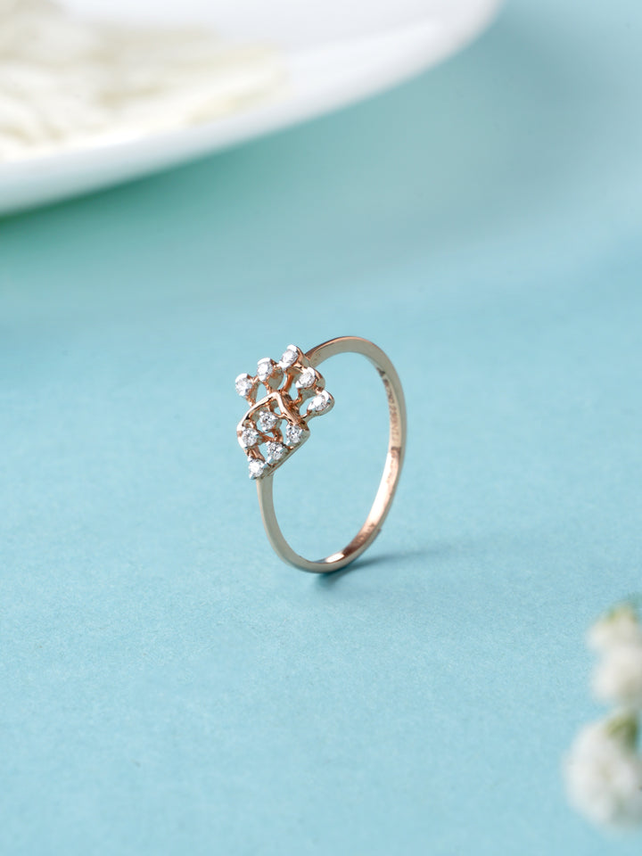 Lainer Diamond Rose Gold Ring