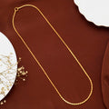 Traditional Wheat Pattern Gold Chain