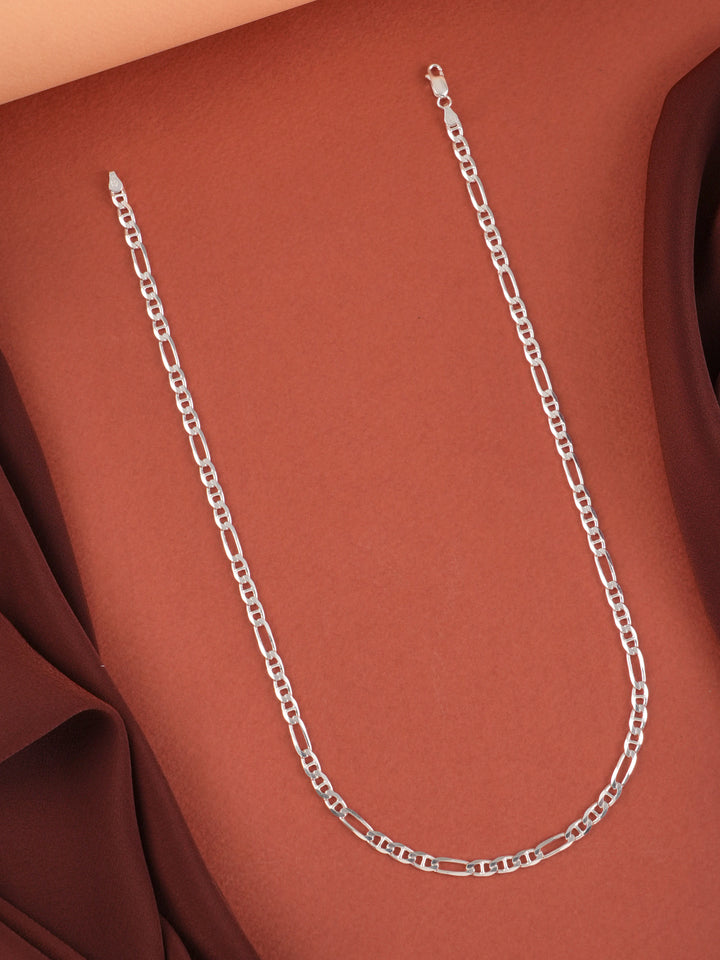 Minimal Sachin Figaro Silver Chain