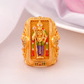 Divine Muruga Golden Silver Ring