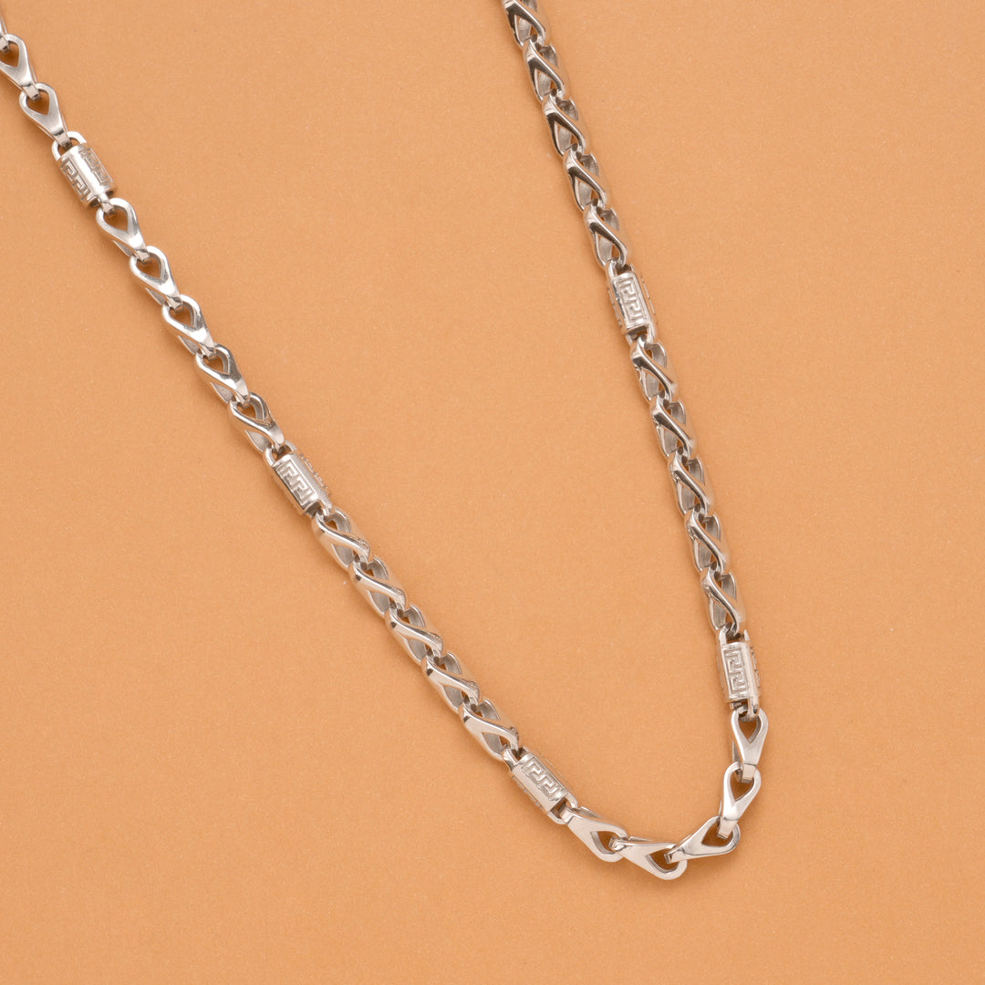 Stylish Bold Link Silver Chain