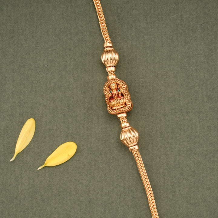 Classic Golden Lakshmi Mugappu Chain