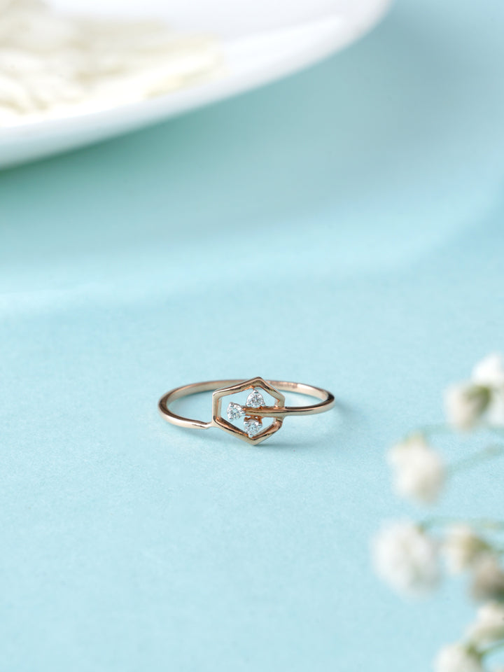 Haya Diamond Rose Gold Ring