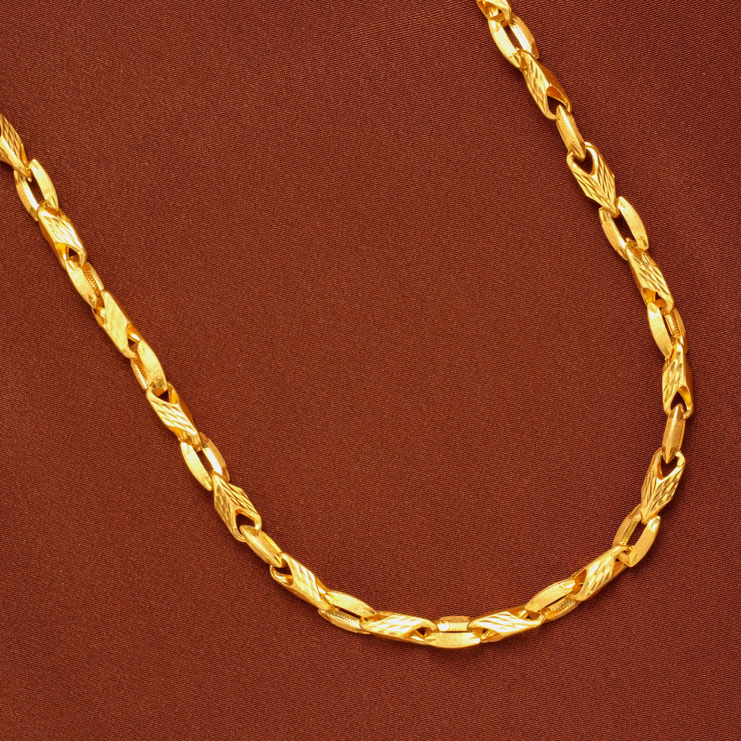 Premium Paper Cut Link Gold Chain