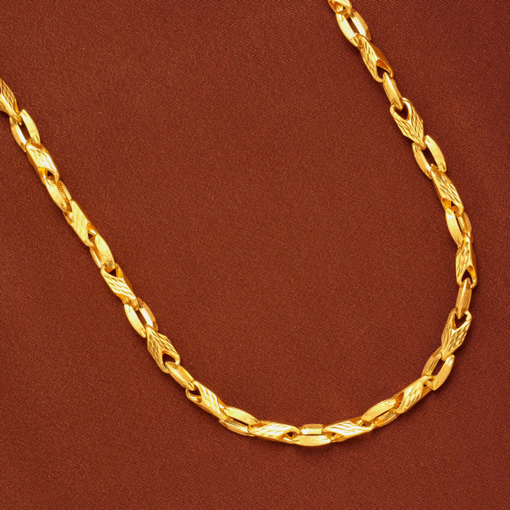 Premium Paper Cut Link Gold Chain