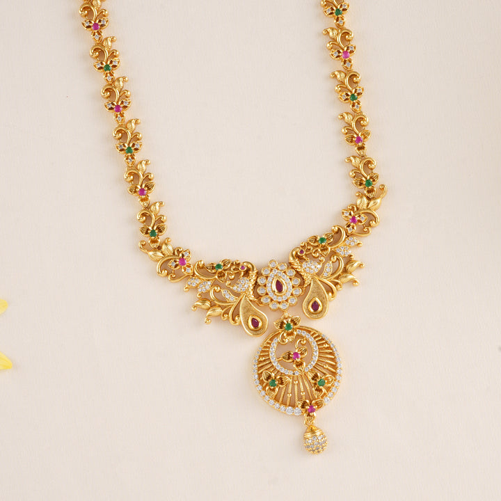 Fancy Ruby Flower with Curve Haram