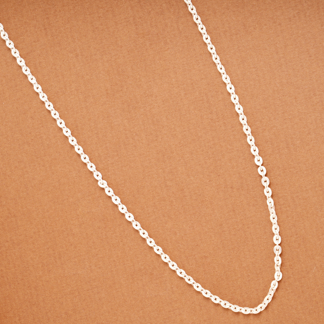 Classic Paper Link Silver Women’s Chain