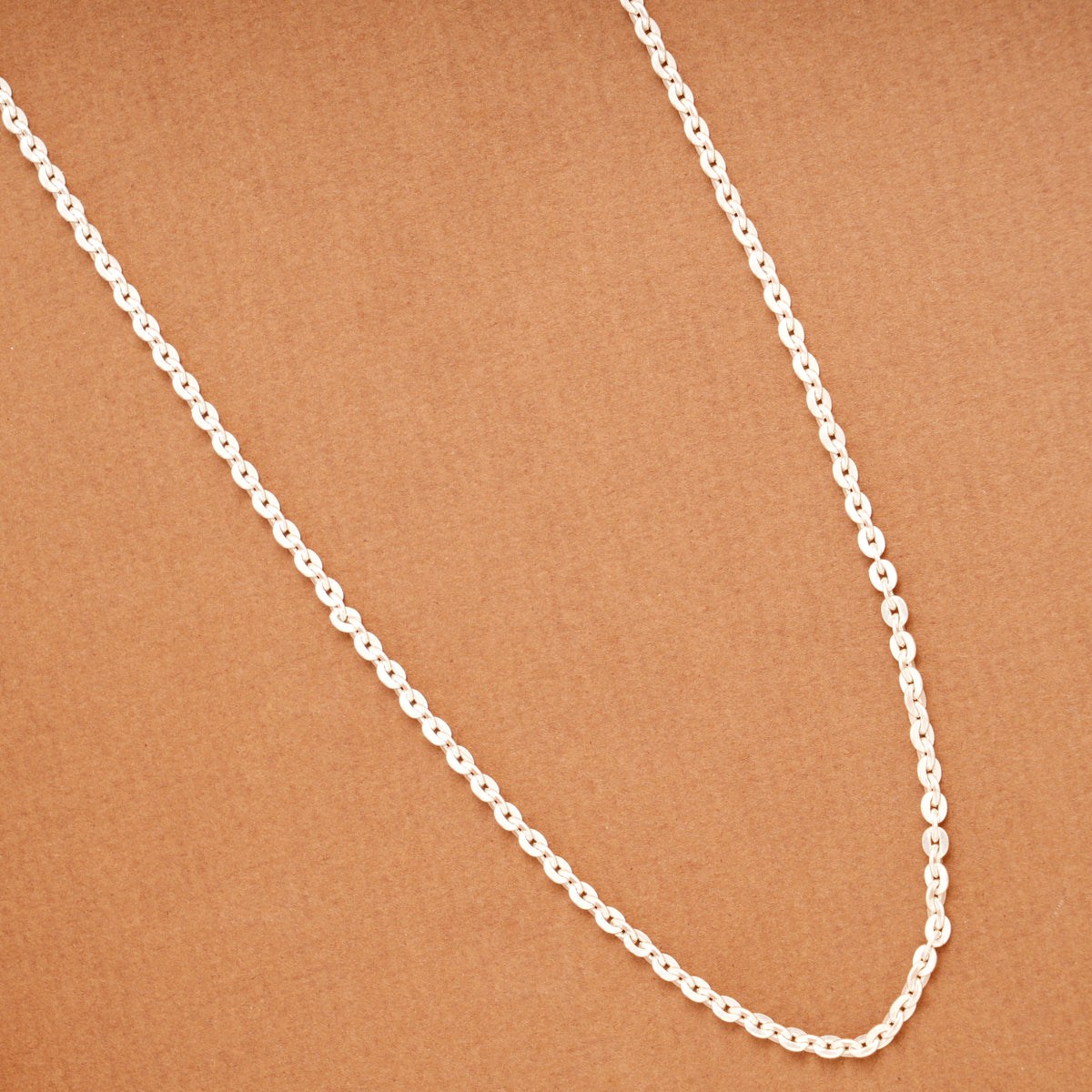 Classic Paper Link Silver Women’s Chain