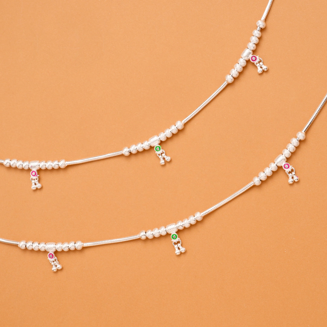 Traditional Bead Silver Kolusu