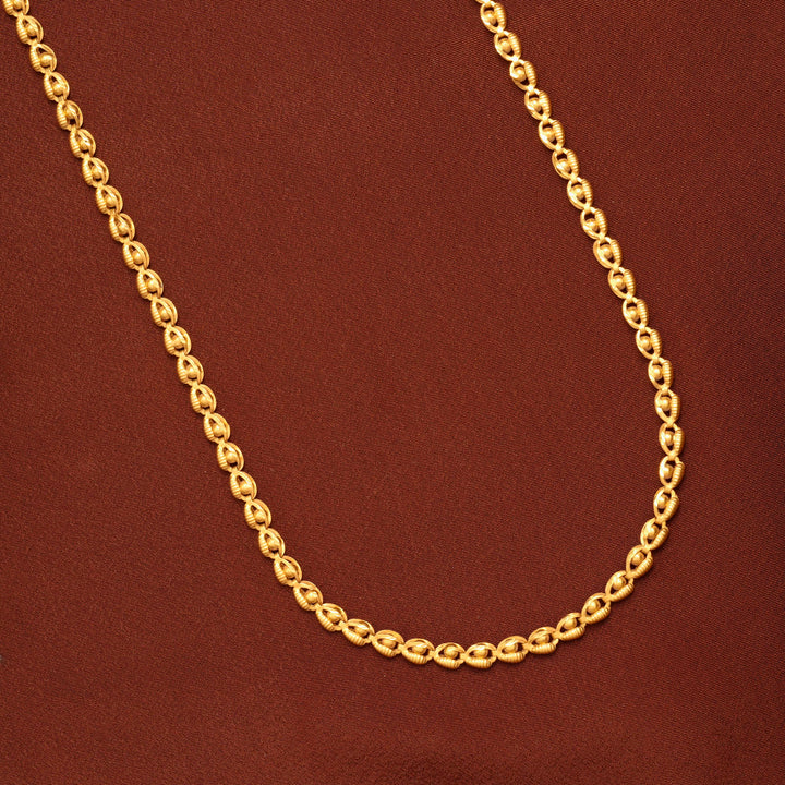 Ethnic Gold Beads Wheat Chain for Women