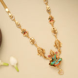 Devotional Lakshmi and Vinayagar Golden Necklace