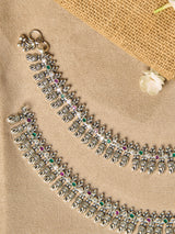 Pretty Paisley Charm Antique Anklet