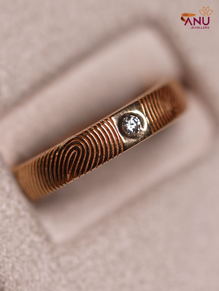 Fingerprint With Diamond Ring