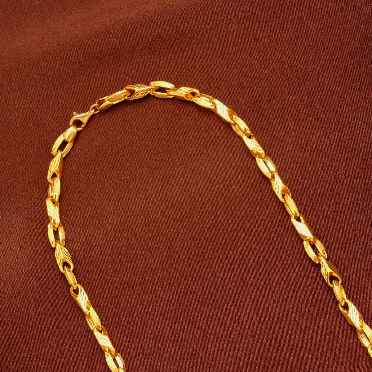 Premium Paper Cut Link Gold Chain