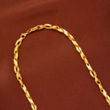 Premium Paper Cut Link Gold Chain