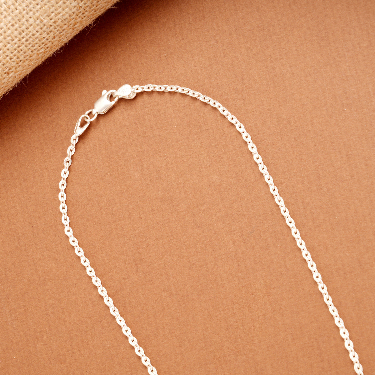 Classic Paper Link Silver Women’s Chain