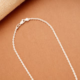 Classic Paper Link Silver Women’s Chain