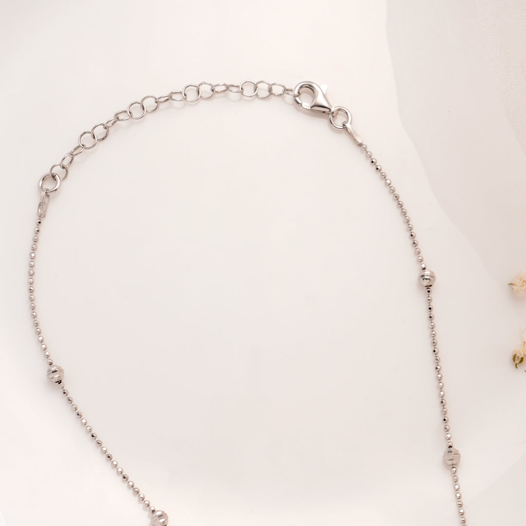 Royal Ball Beaded Silver Chain