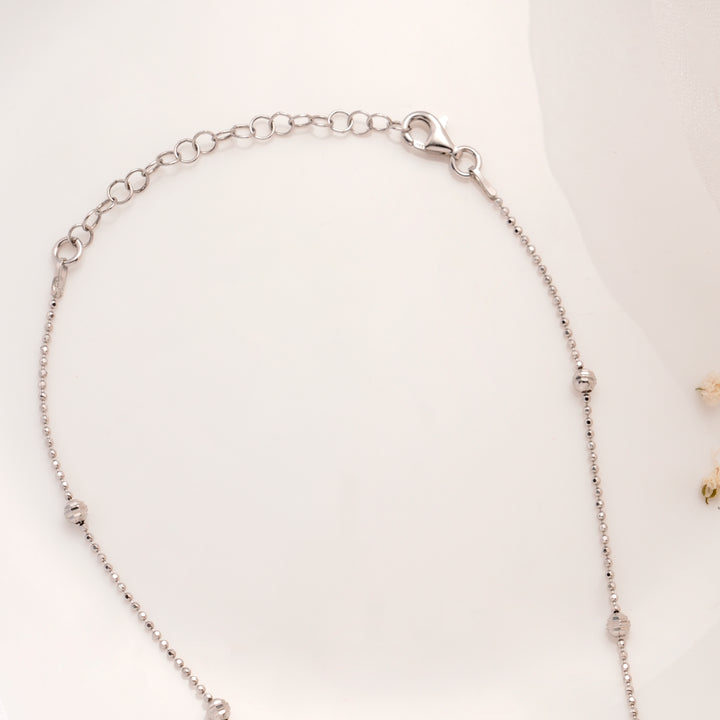 Royal Ball Beaded Silver Chain