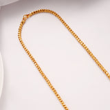 Bold Multi Beaded Link Gold Plated Chain
