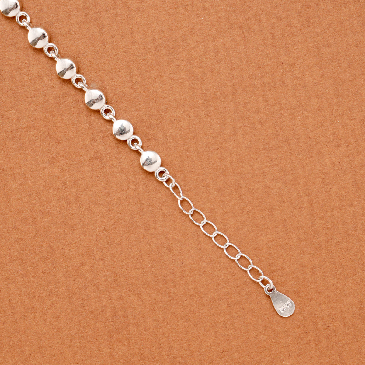 Minimalist Triple Solid Heart Silver Bracelet