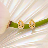 Classic Leaf Shape Golden Necklace Set