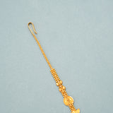 Ethnic Grand Floral with Dazzles Gold Tikka