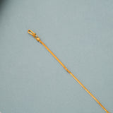 Vintage Style Blue Stone Floral Gold Tikka