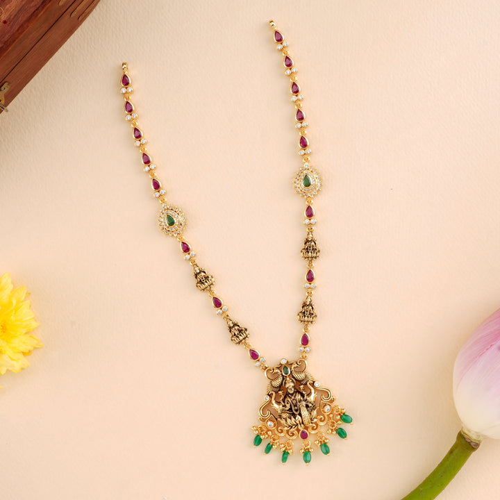 Antique Dhana Lakshmi Pendant Necklace