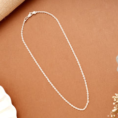 Classic Paper Link Silver Women’s Chain