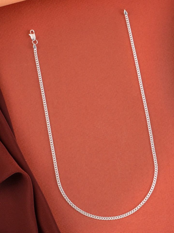 Curb Cuban Link 2mm Silver Chain
