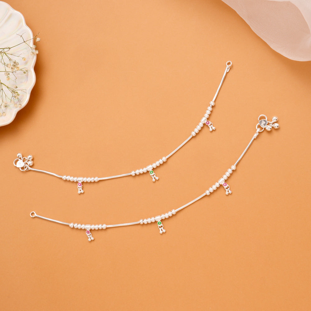 Traditional Bead Silver Kolusu