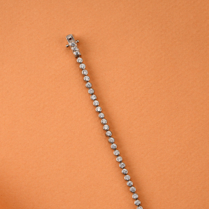 Classic Tennis Silver Bracelet