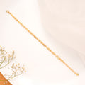 Modern Link Glow Golden Bracelet
