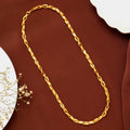 Premium Paper Cut Link Gold Chain